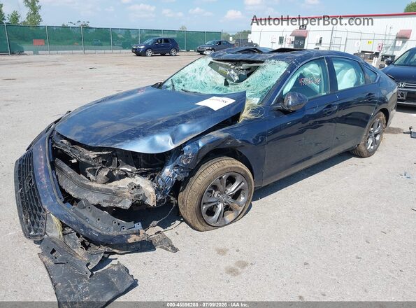 1HGCY1F37RA001149 2024 HONDA ACCORD Синий Передняя левая четверть