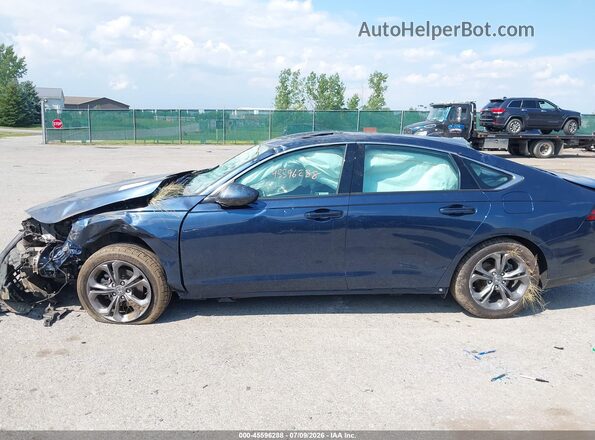 1HGCY1F37RA001149 2024 HONDA ACCORD Синий Вид задней части салона