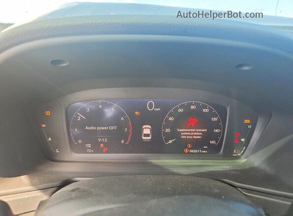 1HGCY1F37RA030179 2024 HONDA ACCORD Blue ხელსაწყოთა პანელის ხედი