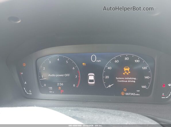 1HGCY1F37RA045698 2024 HONDA ACCORD Silver Widok tylnych siedzeń