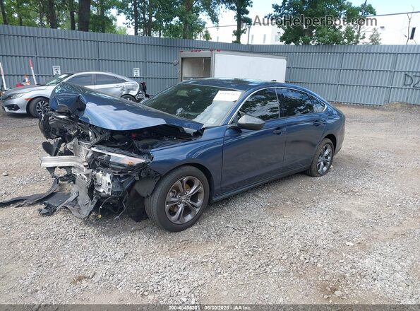 1HGCY1F37RA061156 2024 HONDA ACCORD Blue Przód lewy