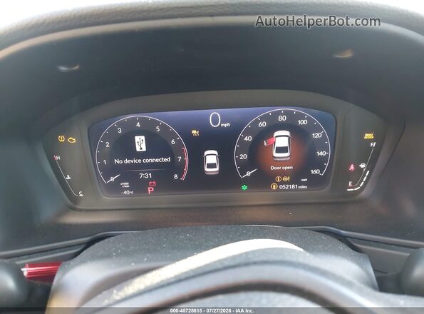 1HGCY1F38PA017695 2023 HONDA ACCORD Gray Rear seats view
