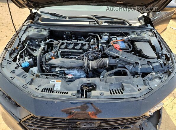 1HGCY1F38PA022430 2023 HONDA ACCORD Black უკანა სალონის ხედი