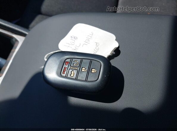 1HGCY1F38PA033444 2023 HONDA ACCORD Gray Առջևի վահանակի տեսք