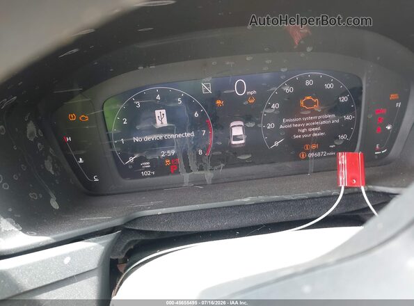 1HGCY1F38PA050745 2023 HONDA ACCORD Gray Հետևի նստատեղերի տեսք