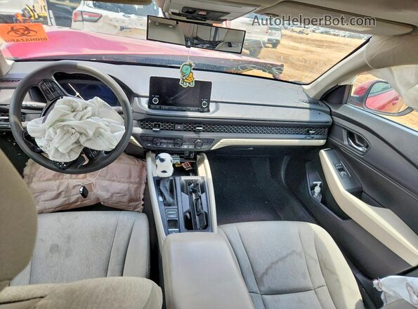 1HGCY1F38PA061048 2023 HONDA ACCORD Red Առջևի վահանակի տեսք