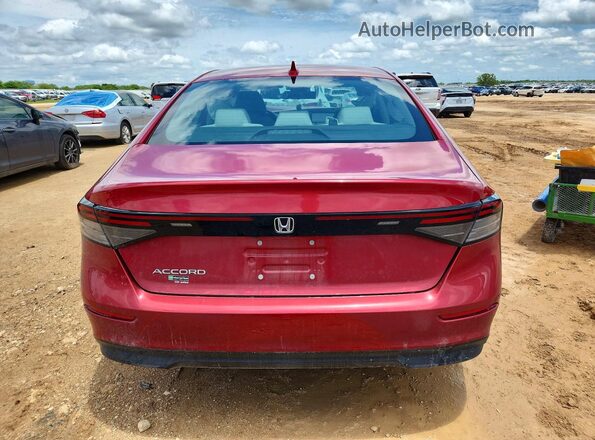 1HGCY1F38PA061048 2023 HONDA ACCORD Red Հետևի տեսք