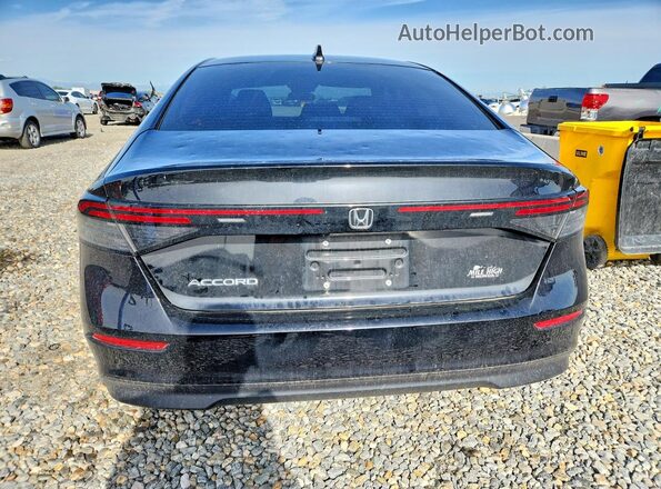1HGCY1F38RA031759 2024 HONDA ACCORD Black Вид ззаду