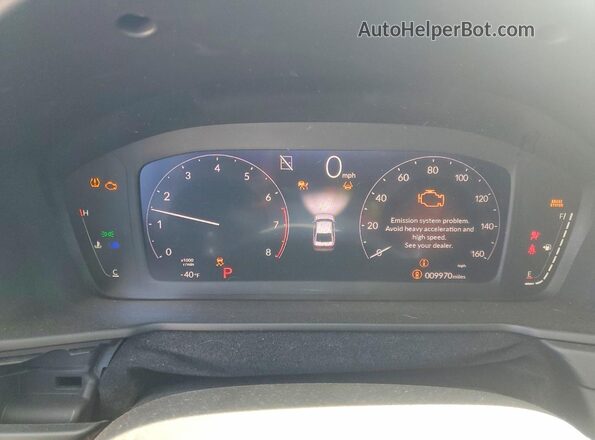 1HGCY1F38RA046665 2024 HONDA ACCORD Silver ხელსაწყოთა პანელის ხედი