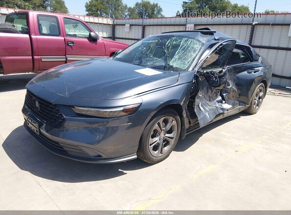 1HGCY1F39PA012702 2023 HONDA ACCORD Gray Vista tres cuartos delantera izquierda