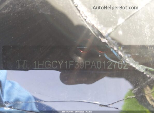 1HGCY1F39PA012702 2023 HONDA ACCORD Gray Vista del compartimento del motor