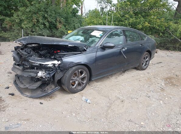 1HGCY1F39PA028334 2023 HONDA ACCORD Gray Առջևի ձախ երեք քառորդ տեսարան