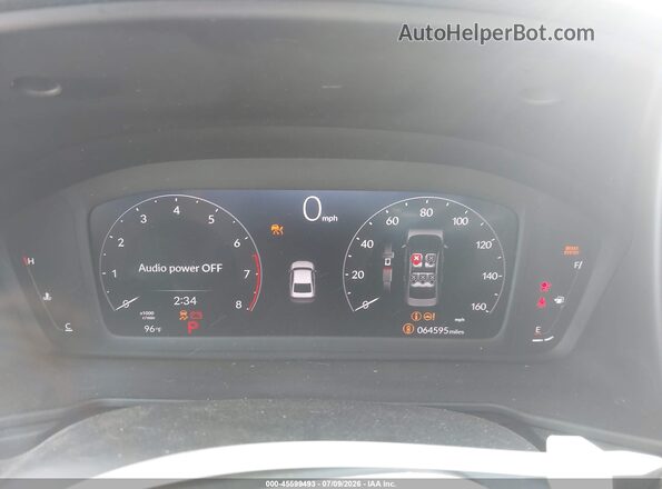 1HGCY1F39PA034246 2023 HONDA ACCORD Black Հետևի նստատեղերի տեսք