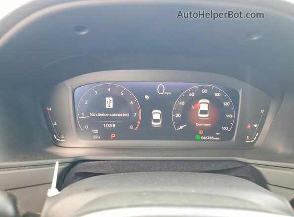 1HGCY1F39PA059616 2023 HONDA ACCORD Blue Vista del cuadro de instrumentos