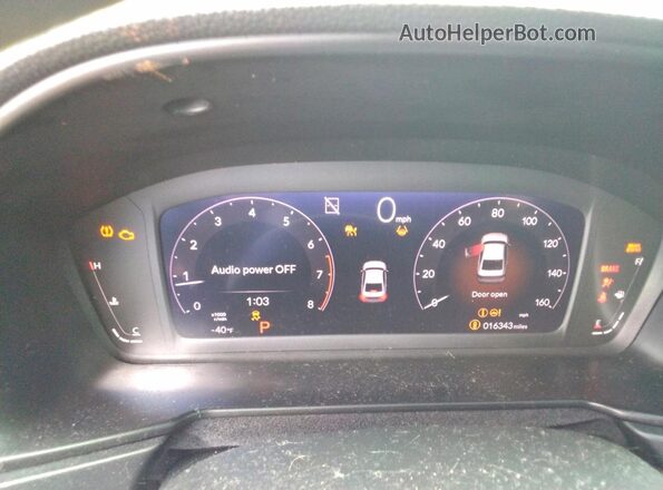 1HGCY1F39RA010063 2024 HONDA ACCORD White Instrument cluster view