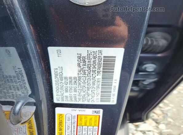 1HGCY1F39RA018616 2024 HONDA ACCORD Серый Вид подкапотного пространства