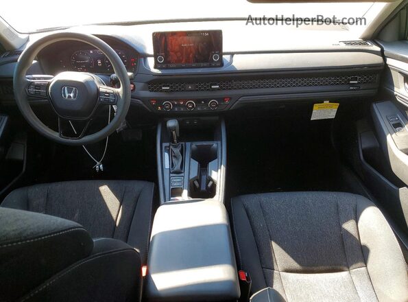 1HGCY1F39RA047503 2024 HONDA ACCORD Blue Dashboard view