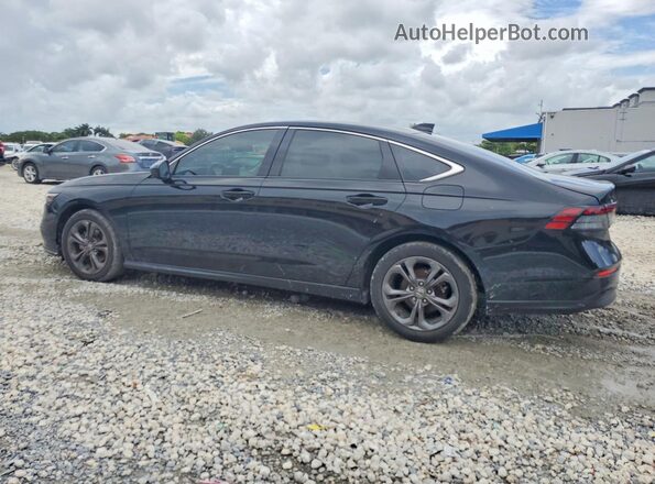 1HGCY1F3XPA028763 2023 HONDA ACCORD Black Rear left