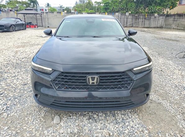 1HGCY1F3XPA028763 2023 HONDA ACCORD Black Front view
