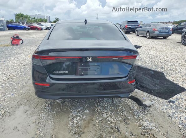 1HGCY1F3XPA028763 2023 HONDA ACCORD Black Rear view