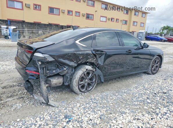 1HGCY1F3XPA028763 2023 HONDA ACCORD Black Rear right