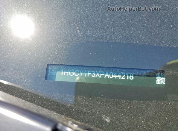 1HGCY1F3XPA044218 2023 HONDA ACCORD Gray Widok komory silnika