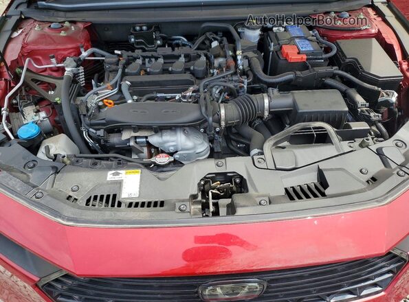 1HGCY1F3XPA061083 2023 HONDA ACCORD Red Rear interior view