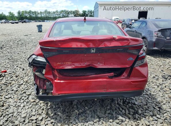 1HGCY1F3XPA061083 2023 HONDA ACCORD Red Rear view