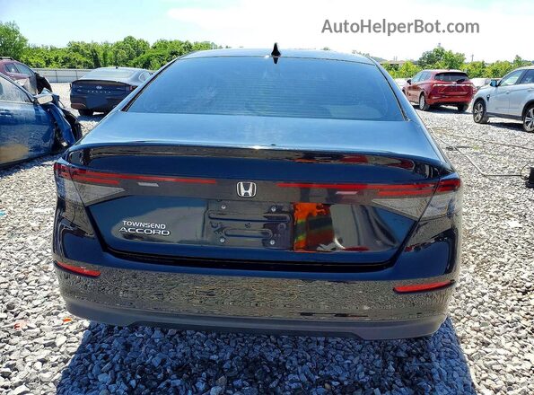 1HGCY1F3XRA062706 2024 HONDA ACCORD Black Հետևի տեսք