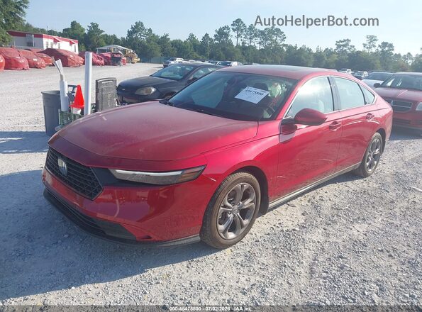 1HGCY1F3XRA072748 2024 HONDA ACCORD Красный Передняя левая четверть