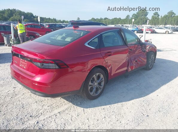 1HGCY1F3XRA072748 2024 HONDA ACCORD Красный Задняя правая четверть