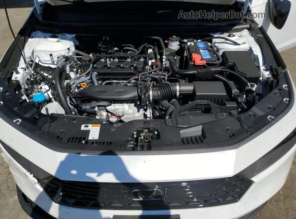 1HGCY1F40SA044083 2025 HONDA ACCORD White Սալոնի հետևի տեսք