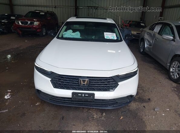 1HGCY1F40SA080050 2025 HONDA ACCORD White Vista del cuadro de instrumentos