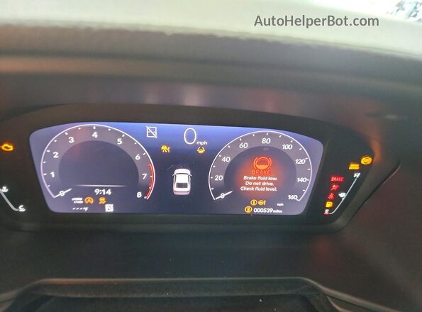 1HGCY1F40TA043310 2026 HONDA ACCORD Silver Instrument cluster view