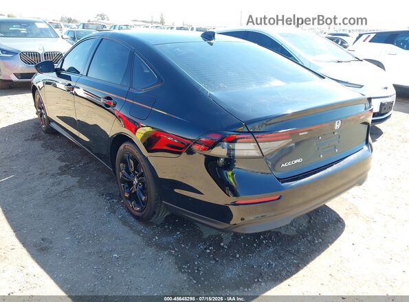 1HGCY1F41SA024635 2025 HONDA ACCORD Black Rear left