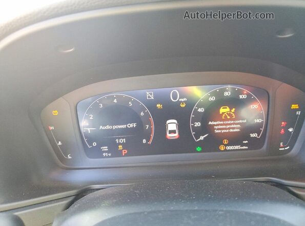 1HGCY1F41SA063306 2025 HONDA ACCORD Gray Vista del cuadro de instrumentos
