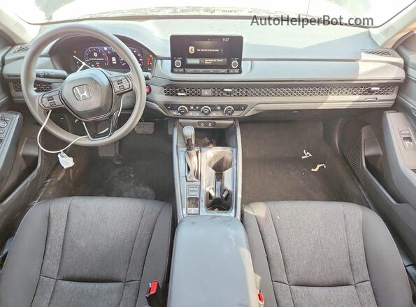 1HGCY1F41SA064830 2025 HONDA ACCORD Black Widok deski rozdzielczej
