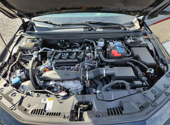 1HGCY1F41SA064830 2025 HONDA ACCORD Black Widok wnętrza z tyłu