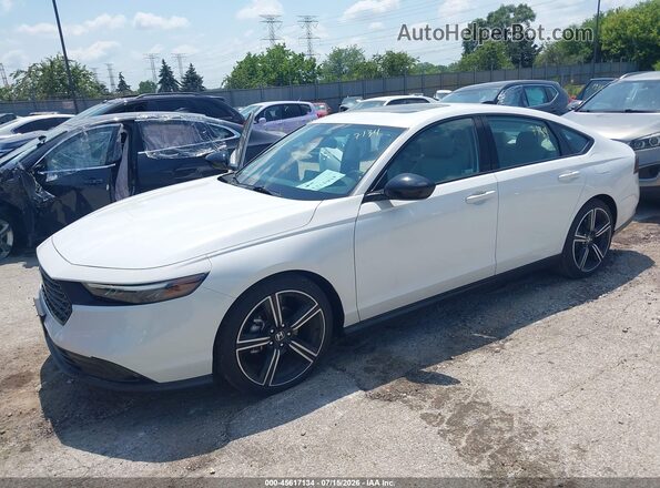 1HGCY1F41TA010798 2026 HONDA ACCORD White წინა მარცხენა ხედი სამი მეოთხედიდან