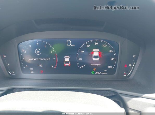 1HGCY1F41TA010798 2026 HONDA ACCORD White უკანა სავარძლების ხედი