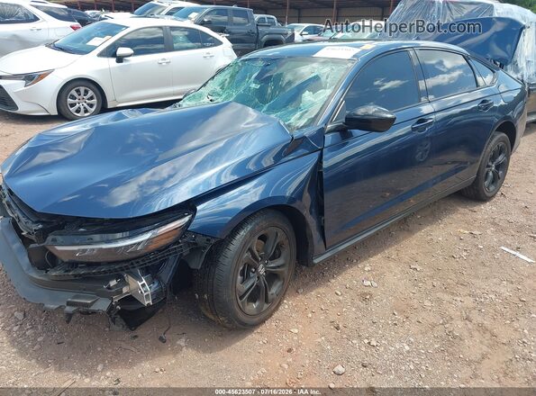 1HGCY1F42SA011960 2025 HONDA ACCORD Blue წინა მარცხენა ხედი სამი მეოთხედიდან