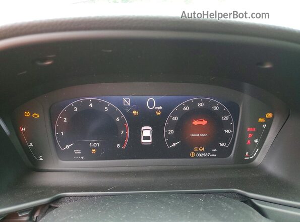 1HGCY1F42SA081927 2025 HONDA ACCORD Черный Вид щитка приборов