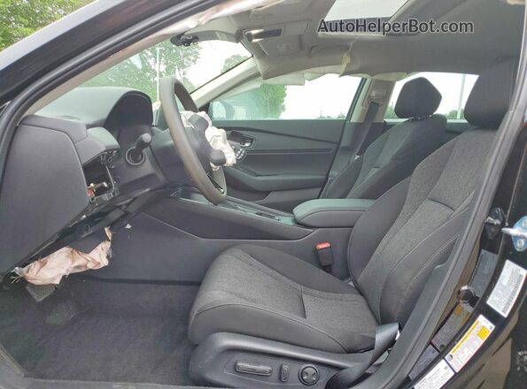 1HGCY1F42SA081927 2025 HONDA ACCORD Черный Вид салона спереди