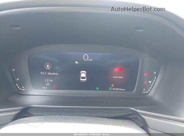 1HGCY1F42SA085217 2025 HONDA ACCORD Gray Widok tylnych siedzeń