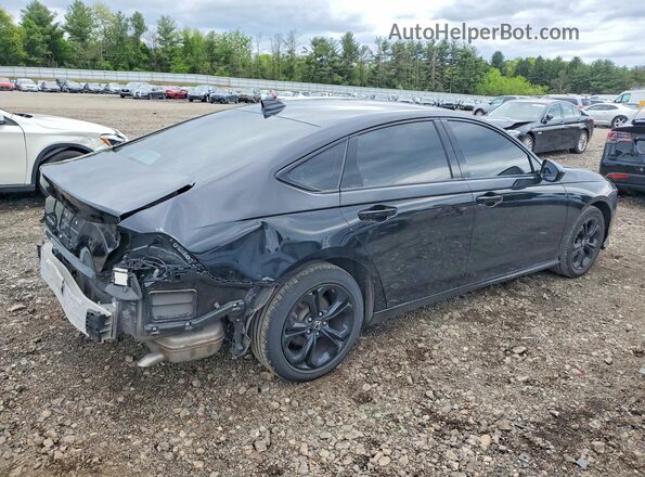 1HGCY1F43SA008503 2025 HONDA ACCORD Black Tył prawy