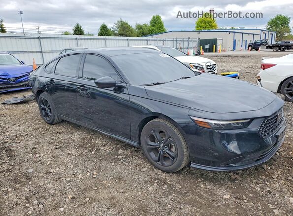 1HGCY1F43SA008503 2025 HONDA ACCORD Black Przód prawy