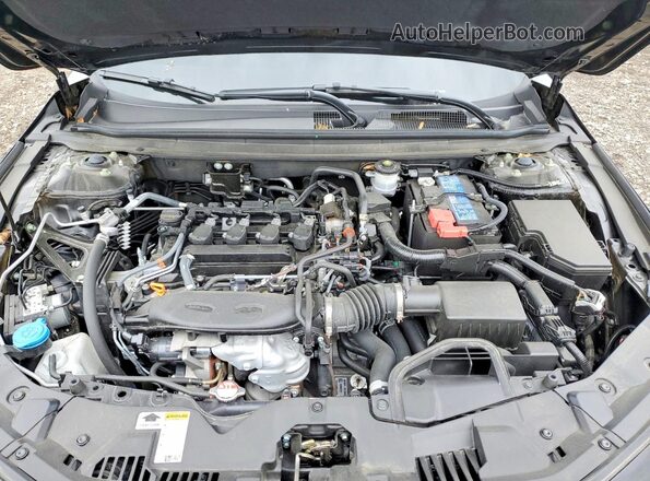 1HGCY1F43SA008503 2025 HONDA ACCORD Black Widok wnętrza z tyłu