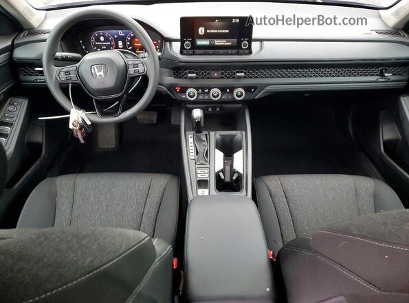 1HGCY1F43SA008503 2025 HONDA ACCORD Black Widok deski rozdzielczej