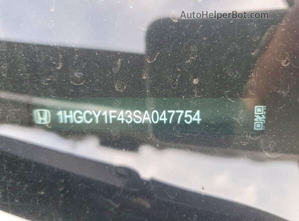 1HGCY1F43SA047754 2025 HONDA ACCORD Gray Շարժիչի բաժամունքի տեսք