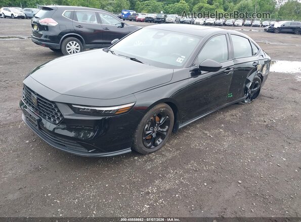 1HGCY1F44SA021485 2025 HONDA ACCORD Black Передня ліва чверть